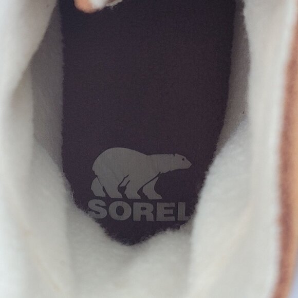 Sorel Whitney Il Joan Youth Brown Ankle Leather Lace Up Boots NY4897-242 US Sz 4 - Picture 8 of 12